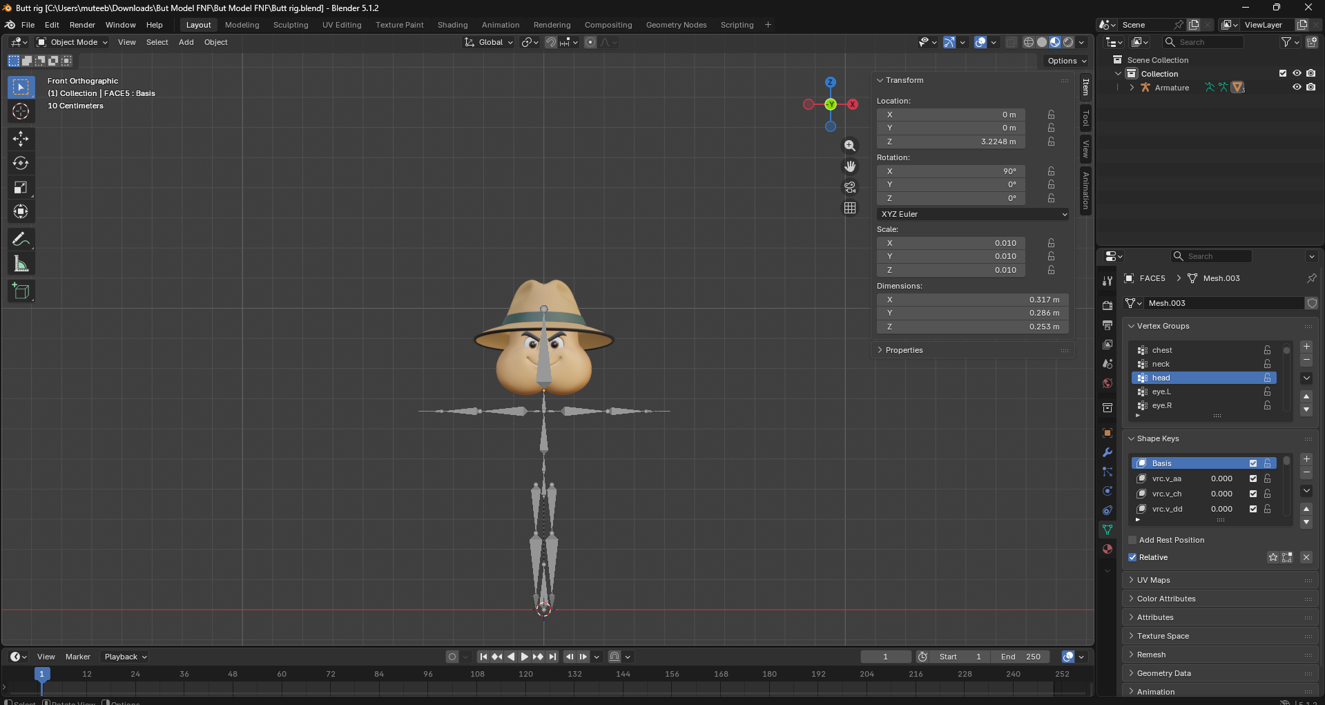 Expression Tracking Mapping Rig